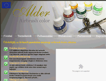 Tablet Screenshot of aldercolor.com